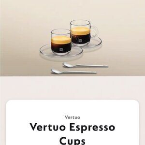 Nespresso Glass Espresso Set with Spoons